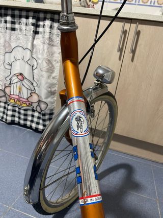 Bicicleta BH antigua naranja