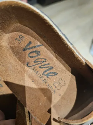 Zuecos Vogue Marrones