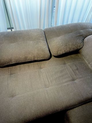 Sofá modular gris 3 plazas