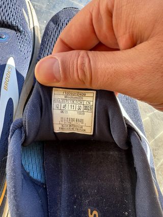 Scarpe running Brooks Ghost 15 blu/arancioni