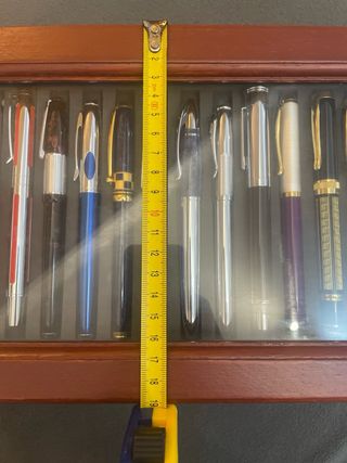 Elegante astuccio in legno per penne stilografiche