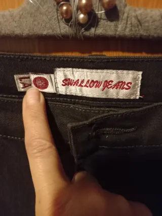 Jeans donna antracite della Swallow