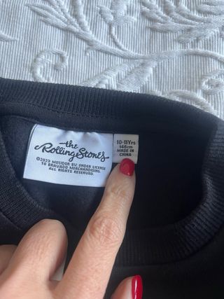 Sudadera Rolling Stones Talla 10
