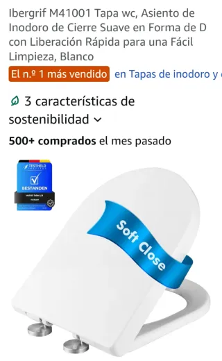 Taza bater blanca Asiento inodoro