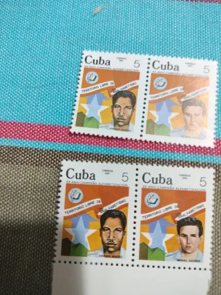 Francobolli Cuba 1981 Commemorazione