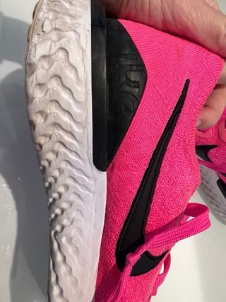 Zapatillas Nike Epic React Flyknit 2 Rosa Usadas