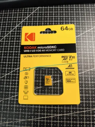 Scheda MicroSD Kodak 64GB UHS-I U3 V30 A1