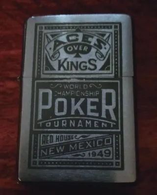 Zippo Poker Aces Over Kings