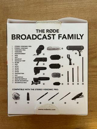 Micrófono Rode Stereo Videomic Pro