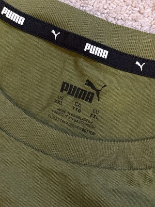 Camiseta Puma verde militar