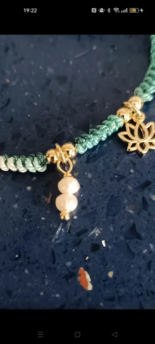 Pulsera Luxenter Plata Dorada y Verde