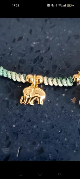 Pulsera Luxenter Plata Dorada y Verde