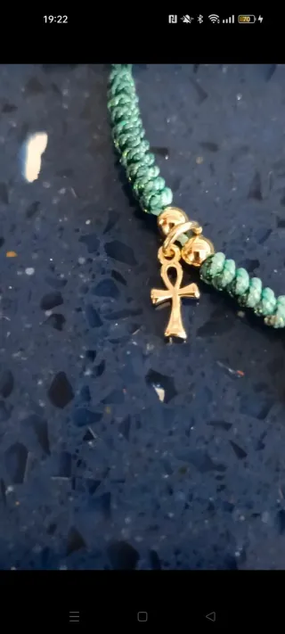 Pulsera Luxenter Plata Dorada y Verde