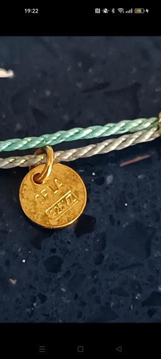 Pulsera Luxenter Plata Dorada y Verde