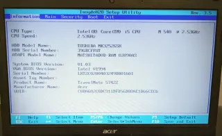 Acer TravelMate 5742Z i5 4GB DDR3