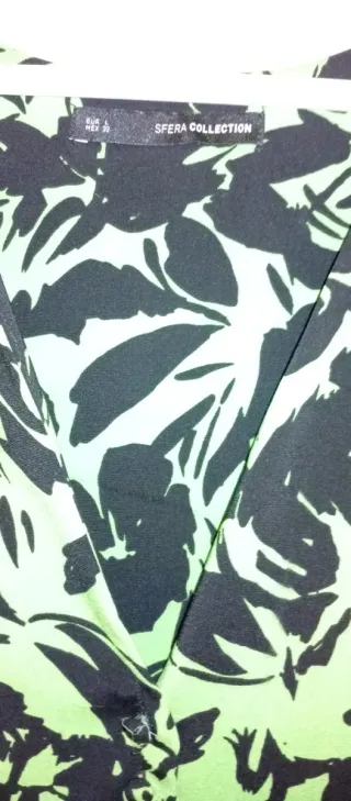 Vestido Sfera Verde y Negro