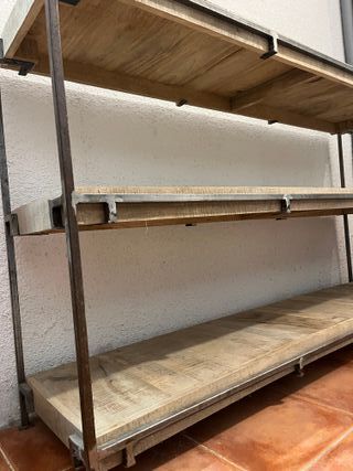 Estantería Madera Mango 3 Baldas SKLUM