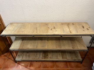 Estantería Madera Mango 3 Baldas SKLUM