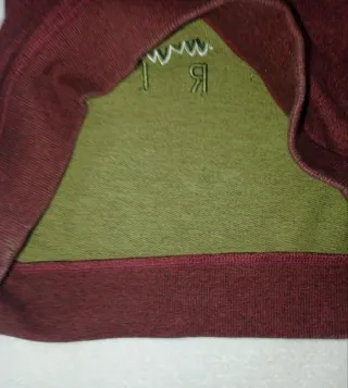 Sudadera Kenzo burdeos con Tigre.T-S