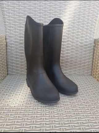 Botas de equitación Fouganza negras 30
