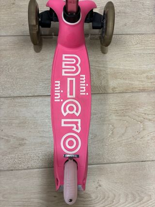 Patinete Mini Micro Deluxe Rosa LED