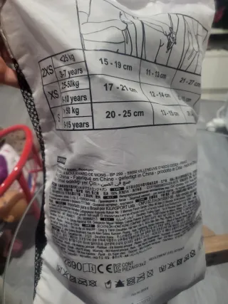 Set 3 protectores patín patines Oxelo Talla S