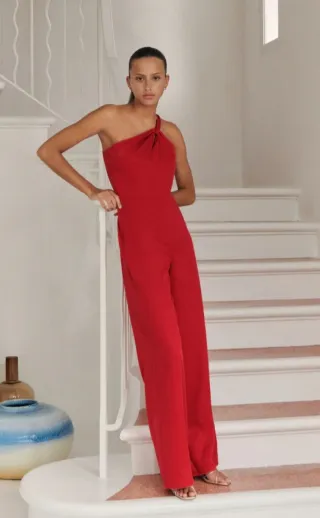 Mono chica Mango teen Rojo Satén Talla M