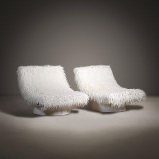 Coppia di Poltrone Vintage Italiane 1970