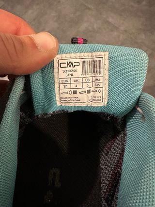 Zapatillas senderismo CMP Talla 37
