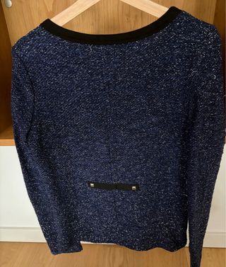 Chaqueta azul plateada Talla M