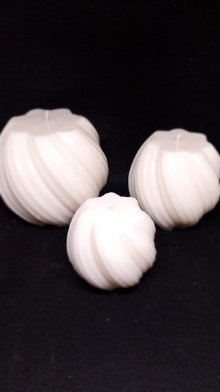 Tris candele di soia