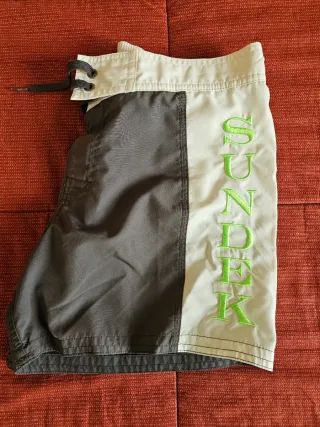 Costume uomo S Sundek grigio  bianco pantaloncino