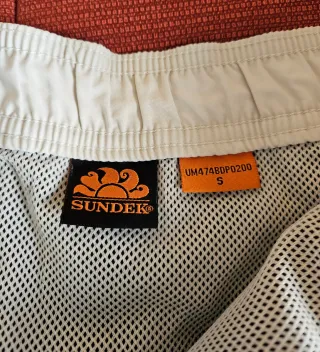 Costume uomo S Sundek grigio  bianco pantaloncino