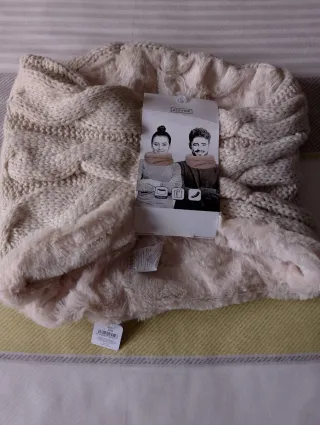 Bufanda de punto forrada ALE-HOP