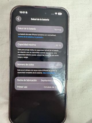 iPhone 16 Plus Rosa - Batería 90%