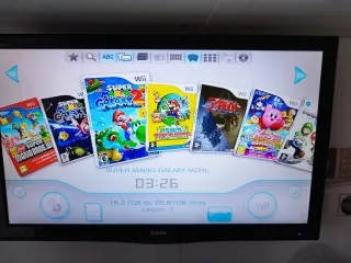 Nintendo Wii con juegos