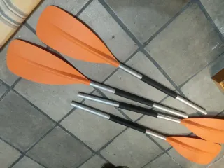 2 Palas Desmontables Kayak Naranja