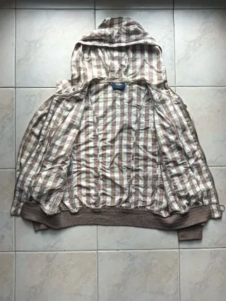 Giubbotto Dickies a quadri beige e marrone