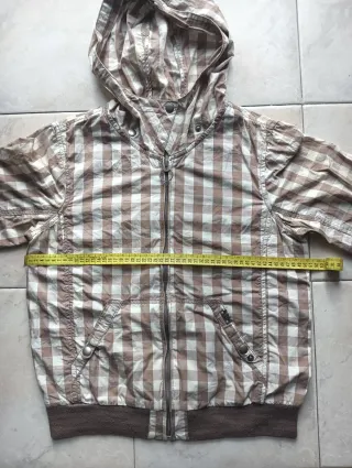 Giubbotto Dickies a quadri beige e marrone