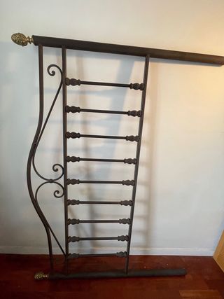 Cabecero de cama de hierro forjado