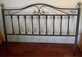 Cabecero de cama de hierro forjado