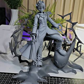 Figura Resina 16K ► Roxas Kingdom Hearts