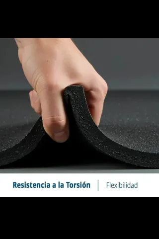 4 Losetas Caucho 20mm 1x1 Gym CrossFit