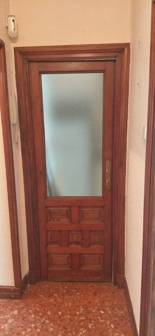 Puertas madera estilo castellano