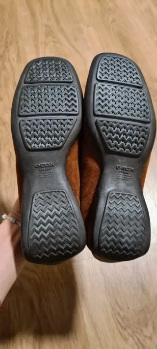 Mocasines Geox Marrones Mujer