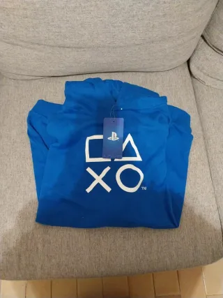 Hoodie Playstation Azul