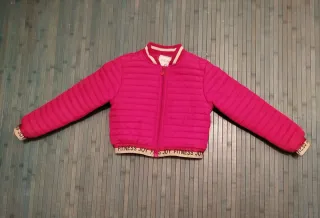 Cazadora acolchada rosa 8-10 años