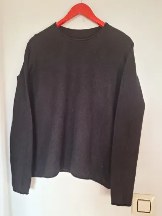 Jersey 100% Cachemira Negro