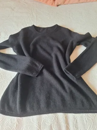 Jersey 100% Cachemira Negro