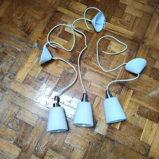 Lámparas de techo colgantes blancas